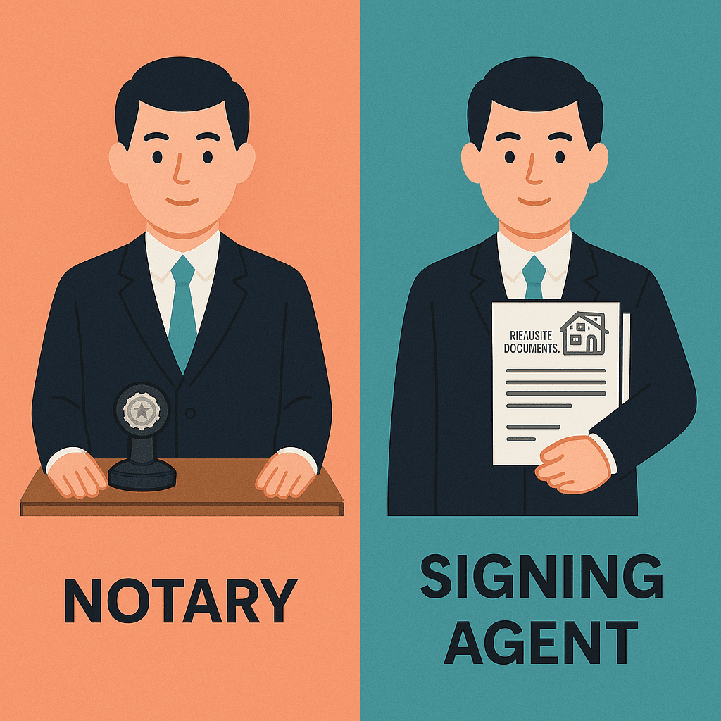 Notary Public vs. Signing Agent: What’s the Real Difference?